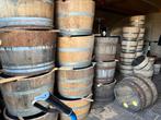 Bloembak half wijnvat whiskyvat palmboom vijgenboom kruiden, Tuin en Terras, Gerard Krale, Rond, Nieuw, Ophalen of Verzenden