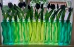 GEZOCHT: Skamt vaasjes in groentinten, Huis en Inrichting, Woonaccessoires | Vazen, Ophalen of Verzenden, Groen, Glas, Minder dan 50 cm