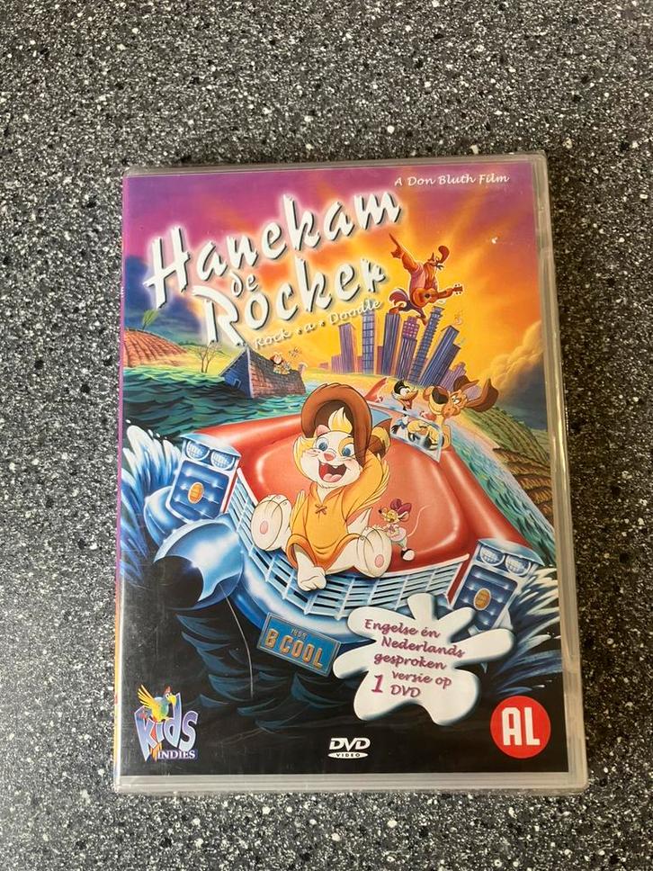 Hanekam de Rocker (1991) Nieuw in Seal, Cd's en Dvd's, Dvd's | Tekenfilms en Animatie, Nieuw in verpakking, Tekenfilm, Alle leeftijden