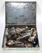 967. Van Nelle blik met pleet bestek, midden 20e eeuw, Ophalen of Verzenden