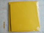 NIEUW set 6 x gele KAARTEN dubbele ENVELOP vierkant papier, Ophalen of Verzenden, Nieuw, Overige thema's, Overige typen