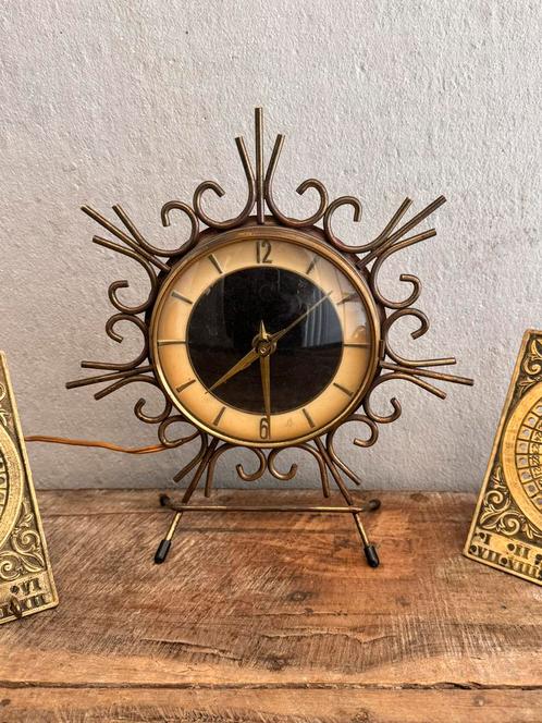 Zonneklok antiek Orfac, Huis en Inrichting, Woonaccessoires | Klokken, Zo goed als nieuw, Verzenden