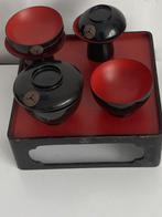 Originele Japanse eet of offerset met tafel theeblad ., Ophalen