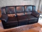 salon leder 3-zit + 2 zit met relax, Huis en Inrichting, Banken | Bankstellen, Ophalen, Gebruikt, Overige maten, 150 tot 200 cm