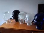 Vintage hoofden van glas 70/80er jaren, Ophalen of Verzenden, Glas, Minder dan 50 cm