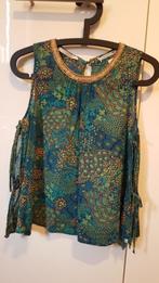 Maison scotch mouwloze blouse, Blauw, Zo goed als nieuw, Maat 34 (XS) of kleiner, Maison Scotch
