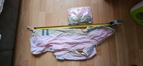 Regenjas hond roze of blauw, Dieren en Toebehoren, Hondenkleding, Zo goed als nieuw, Hondenregenjas, Ophalen of Verzenden