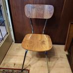 Vintage stoeltje, Huis en Inrichting, Stoelen, Ophalen, Retro Vintage, Bruin, Zo goed als nieuw