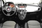 Fiat 500C TwinAir Lounge *Leer*Cabrio*Airco* (bj 2012), Auto's, Euro 5, 86 pk, Zwart, Cabriolet