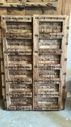 Oude massief houten deuren uit india, Antiek en Kunst, Curiosa en Brocante, Ophalen