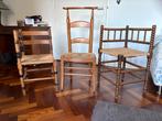 Biezen stoeltjes (ca. 1900), Antiek en Kunst, Antiek | Meubels | Stoelen en Banken, Ophalen of Verzenden