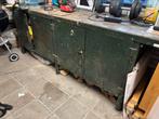 Vintage werkbank met evt. Bankschroef., Doe-het-zelf en Verbouw, Werkbanken, Ophalen, Gebruikt, 170 cm of meer, Bankschroef