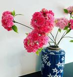 Prachtige blauwe vaas, Ophalen, Blauw, Minder dan 50 cm, Glas