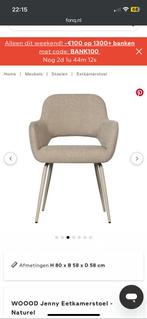 WOOOD jenny eetkamerstoelen 6 stk, Ophalen, Zo goed als nieuw, Grijs, Vier