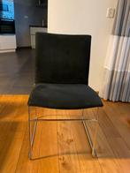 Eetkamerstoelen te koop, Huis en Inrichting, Stoelen, Ophalen, Gebruikt, Zwart, Stof