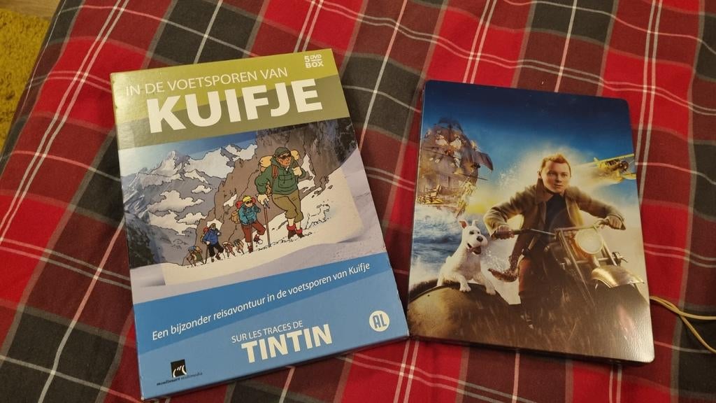 Kuifje - In de Voetsporen van Kuifje - 5 DVD Boxset, Alle leeftijden, Ophalen of Verzenden, Zo goed als nieuw, Boxset