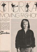 Retro reclame 1969 Sturka jongensmode jongetje capuchonjasje, Verzamelen, Verzenden, Overige typen