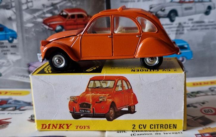 Dinky Toys (500) Citroën 2CV, Hobby en Vrije tijd, Modelauto's | 1:43, Zo goed als nieuw, Auto, Dinky Toys, Ophalen of Verzenden
