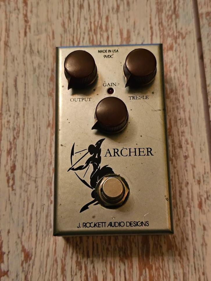 J. Rockett Audio Designs Archer Overdrive, Muziek en Instrumenten, Effecten, Gebruikt, Distortion, Overdrive of Fuzz, Ophalen of Verzenden