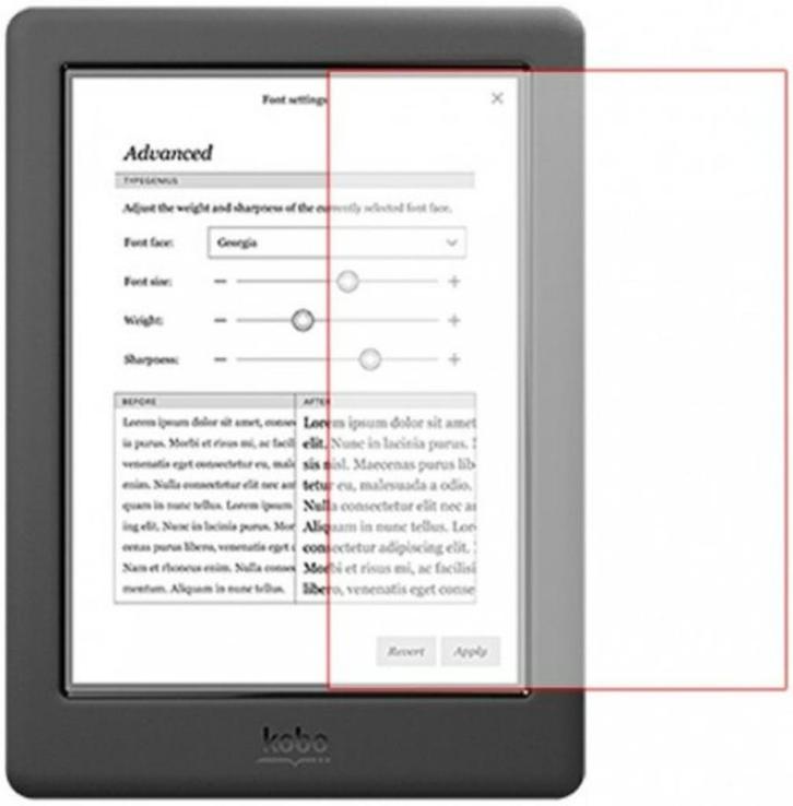 Screenprotector Kobo Nia / Glo / Glo HD / Aura Edition 2, Computers en Software, E-readers, Nieuw, 6 inch of minder, Verzenden