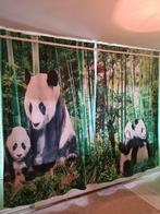 Mooie kindergordijnen met Panda's, Zo goed als nieuw, Ophalen