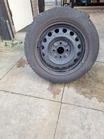 Winterbanden op velg 155/65R14, Auto-onderdelen, Banden en Velgen, Ophalen, 14 inch, Gebruikt, 155 mm