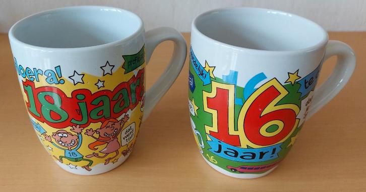 Sweet 16 mok - verjaardag/leeftijdbeker - cadeau mok - NIEUW, Hobby en Vrije tijd, Feestartikelen, Nieuw, Feestartikel, Verjaardag