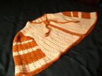 meisjeskleding  cape wol gehaakt beige licht bruin z.g.a.n, Ophalen of Verzenden, Zo goed als nieuw, Meisje, Overige typen