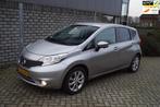 Nissan Note 1.2 DIG-S Tekna Autom Navi Camera Clima Cruise D, Euro 5, Stof, Gebruikt, Zwart