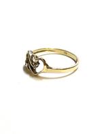 14k gouden ring met zirkonia, 18 tot 19, -, -, Ophalen of Verzenden