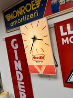 Vintage Veedol Motor Oil Reclame Klok, Ophalen, Gebruikt, ., Lichtbak of (neon) lamp
