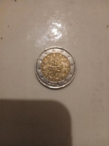 zeldzame 2 euro munt uit Portugal zie foto's  beschikbaar voor biedingen
