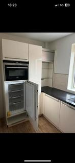 Moderne witte hoogglans L of U vorm keuken GEDEMONTEERD, Huis en Inrichting, Keuken | Complete keukens, Wit, Hoekkeuken, Ophalen of Verzenden