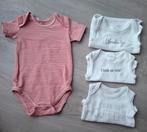 4 rompers maat 50/56, Kinderen en Baby's, Babykleding | Maat 50, Ophalen of Verzenden, Jongetje of Meisje, Nacht- of Onderkleding