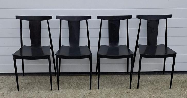 49 x Vintage cafestoelen houten cafe horeca stoelen bistro, Huis en Inrichting, Stoelen, Zo goed als nieuw, Vijf, Zes of meer stoelen