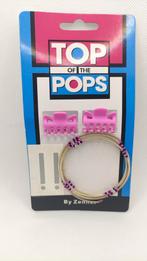 Top of the pops haarfrutsels en armband roze, zilver of blau, Ophalen of Verzenden, Zo goed als nieuw