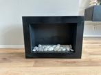 Decoratieve bio-ethanol haard – zwart – modern, Huis en Inrichting, Haarden, Ophalen, Zo goed als nieuw, Vrijstaande haard, Elektrische haard