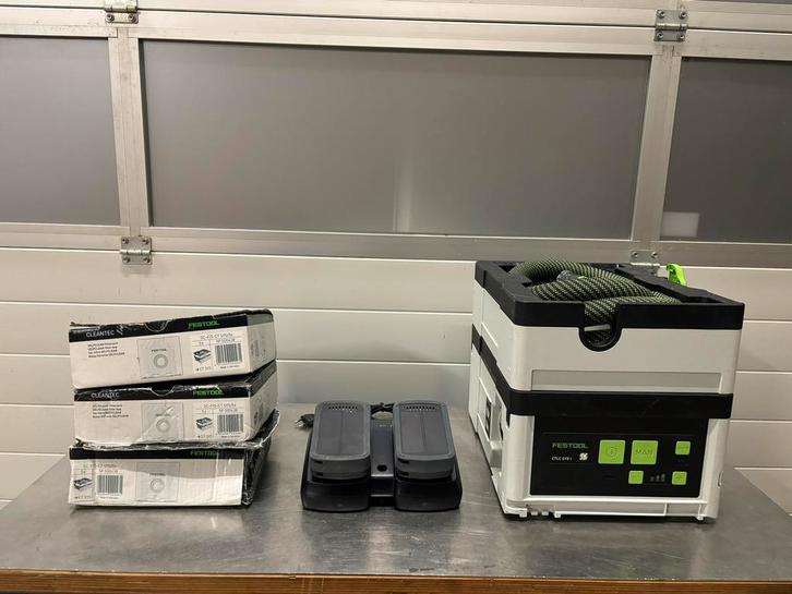 Festool CTLC SYS I accu stofzuiger complete set, Doe-het-zelf en Verbouw, Reinigingsmachines, Zo goed als nieuw, Overige typen