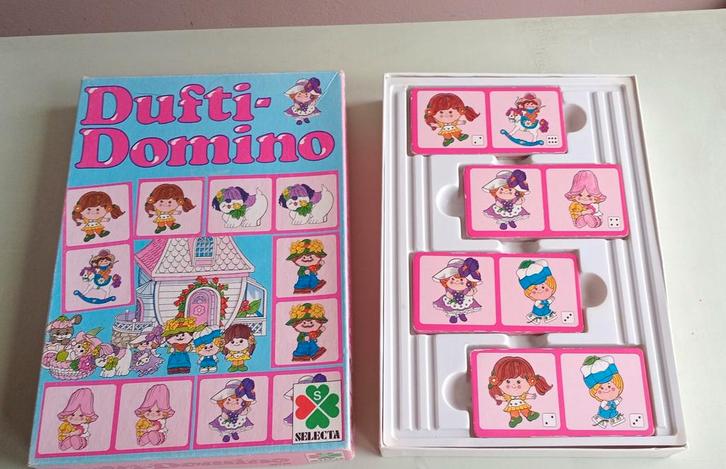 Vintage Dufti Domino Spel, Verzamelen, Speelgoed, Gebruikt, Ophalen of Verzenden