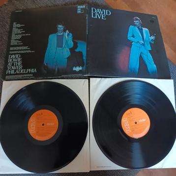 David Bowie - At the Tower Philadelphia 2 lp 1974 UK persing