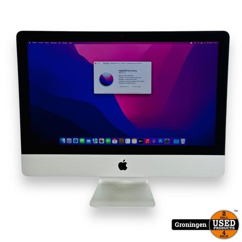 Apple iMac 21.5" | Core i5/16GB/480GB SSD/macOS Monterey, Computers en Software, Apple Desktops, Zo goed als nieuw, iMac, SSD