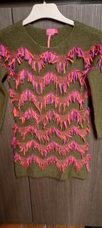 groene gebreide jurk Kidz Art maat 122-128, Kidz Art, Meisje, Ophalen of Verzenden, Zo goed als nieuw