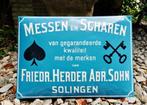 Emaille reclamebord, Ophalen of Verzenden, Gebruikt, Reclamebord