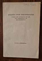 Studiën over Theophrastus, Gelezen, Wijsbegeerte of Ethiek, Ophalen of Verzenden, J.H.H.A.Indemans