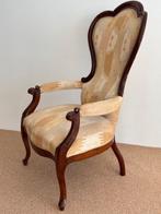 ANTIEKE MAJESTUEUZE  FAUTEUIL, Ophalen, Gebruikt, Antiek Biedermeier, Minder dan 75 cm