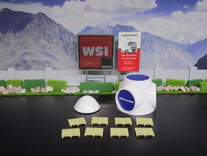 Wsi 12-1005 Premium Line , Windmolen Hug & Pallets, Hobby en Vrije tijd, Modelauto's | 1:50, Nieuw, Bus of Vrachtwagen, Wsi, Ophalen