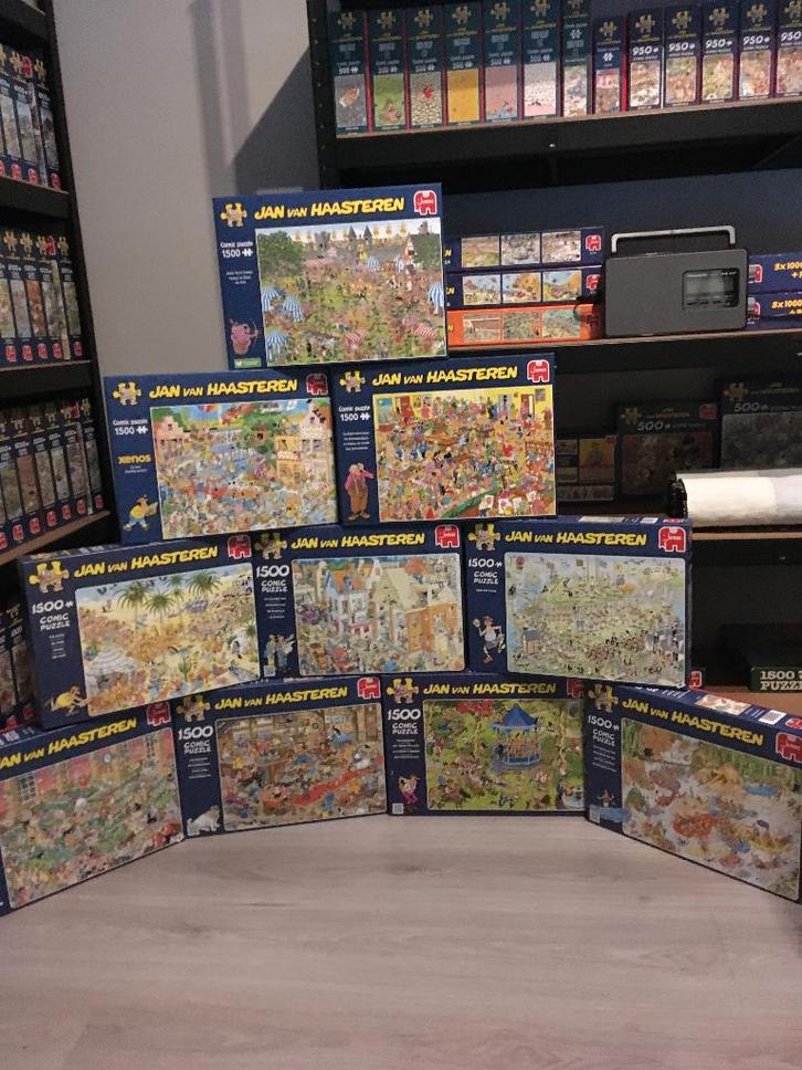 Jan van Haasteren 1.500 stukjes, Hobby en Vrije tijd, Denksport en Puzzels, Zo goed als nieuw, Legpuzzel, 500 t/m 1500 stukjes
