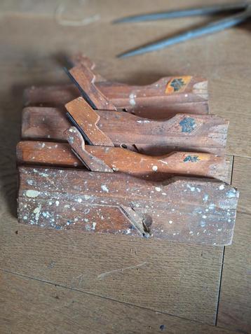 Antiek gereedschap houten profiel schaven nooitgedacht  beschikbaar voor biedingen