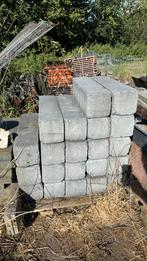 Linea blokken antraciet getrommeld 15x15x60, Tuin en Terras, Tegels en Klinkers, Ophalen, Beton, Minder dan 5 m², Overige typen