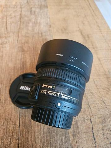 Nikon AF-S 50mm 1.8G - Topstaat! beschikbaar voor biedingen